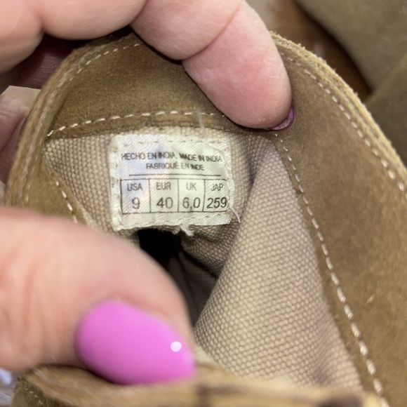 Musse & cloud woman’s Lucena tan ankle boots/booties. Back zipper. Size 9. EUC. - Picture 6 of 6